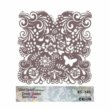 Cadence Siluet Trendy Shadow Stencil KS-145