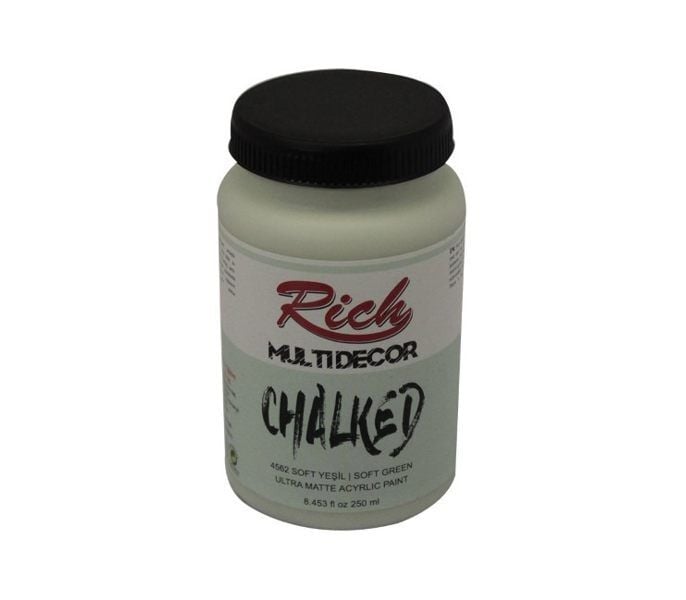 Rich Multi Decor Chalked Akrilik Boya 250ml. 4562 SOFT YEŞİL