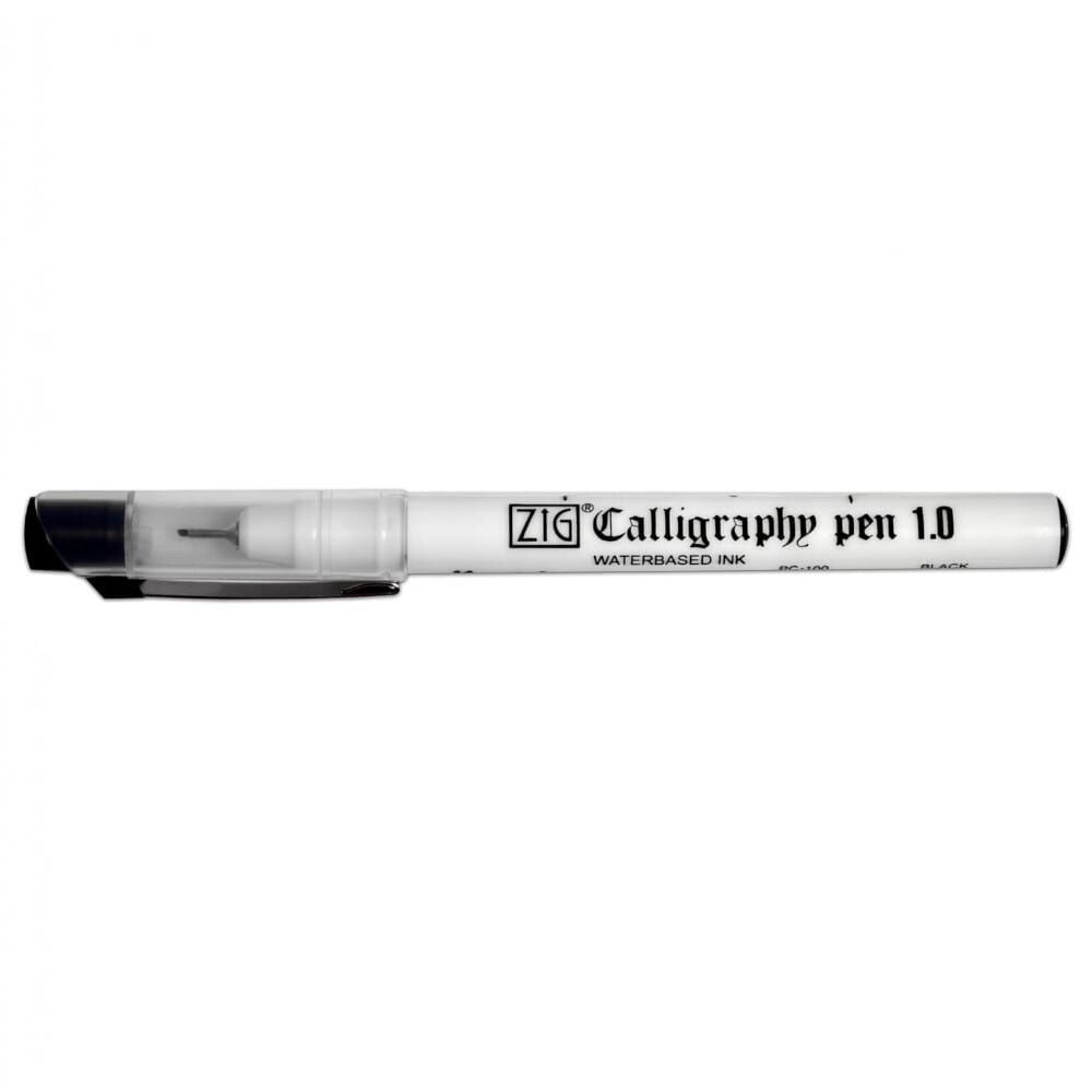 Zig Su Bazlı Arabic Kaligrafi Kalemi Eğik Uçlu 1 mm Siyah PC-100
