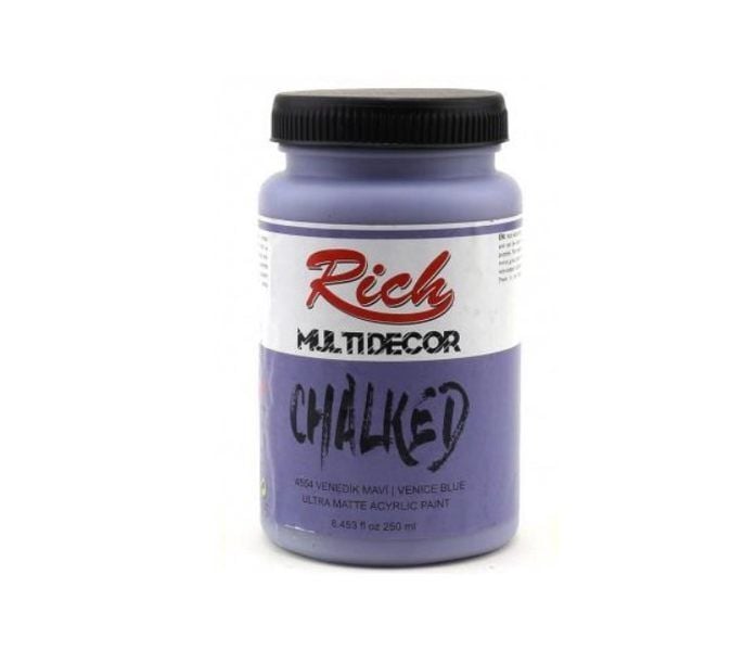 Rich Multi Decor Chalked Akrilik Boya 250ml. 4554 VENEDİK MAVİ