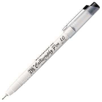 Zig Su Bazlı Kaligrafi Kalemi Düz Uçlu 1 mm Siyah PC-110