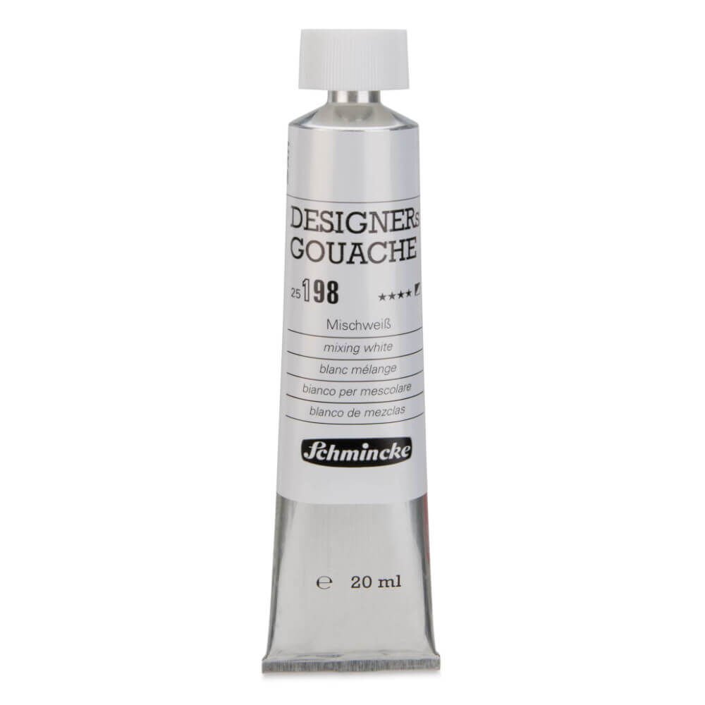 Schmincke HKS Designers Guaj Boya 20 ml Mixing White 198