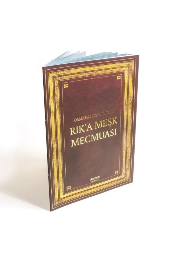 Karin Osmanlı Son Dönemi Rik'a Meşk Mecmuası