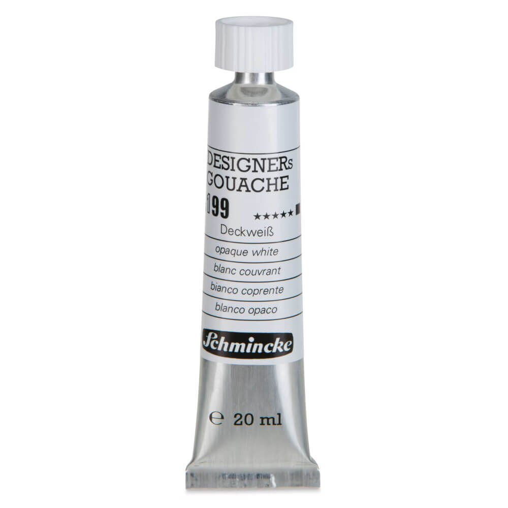 Schmincke HKS Designers Guaj Boya 20 ml Permanent White 199