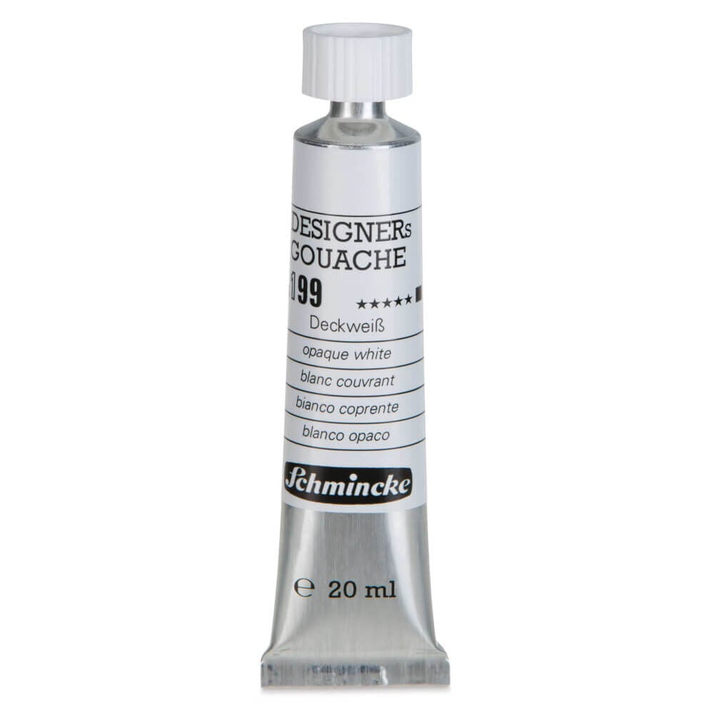 Schmincke HKS Designers Guaj Boya 20 ml Permanent White 199