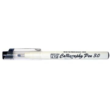 Zig Calligraphy Pen  Kaligrafi Kalemi 3.0 mm Düz Siyah