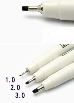Zig Calligraphy Pen  Kaligrafi Kalemi 3.0 mm Düz Siyah