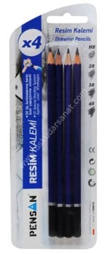 Pensan Resim Kalemi 4 lü  Set
