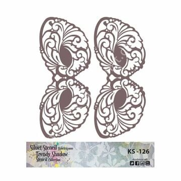 Cadence Siluet Trendy Shadow Stencil KS-126