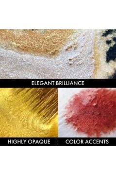 Kuretake Gansai Tambi Metalik Yaldız Tablet Sulu Boya Seti 24 Renk Set MC20/24V/NW2A