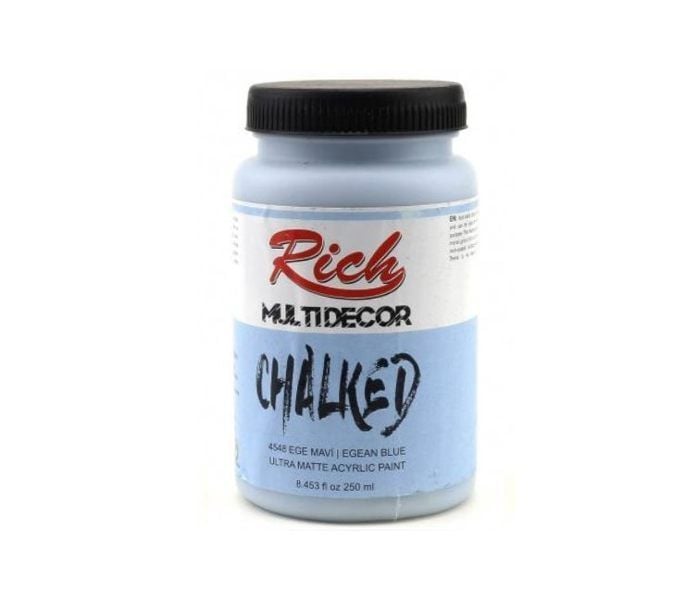 Rich Multi Decor Chalked Akrilik Boya 250ml. 4548 EGE MAVİ