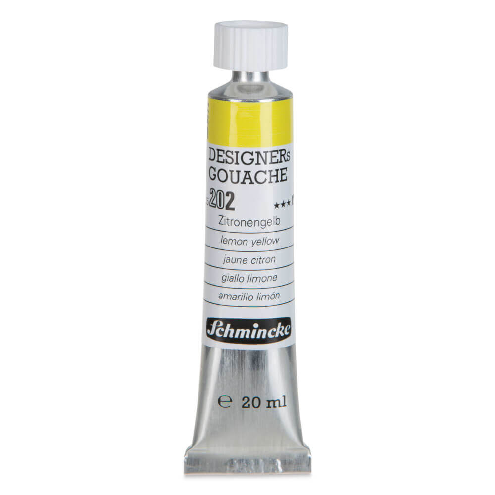 Schmincke HKS Designers Guaj Boya 20 ml Lemon Yellow 202