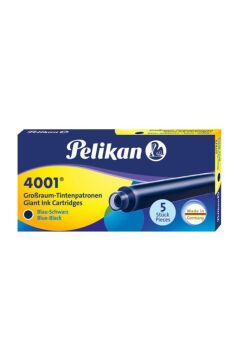 Pelikan Uzun Dolma Kalem Kartuşu Mavi 4001