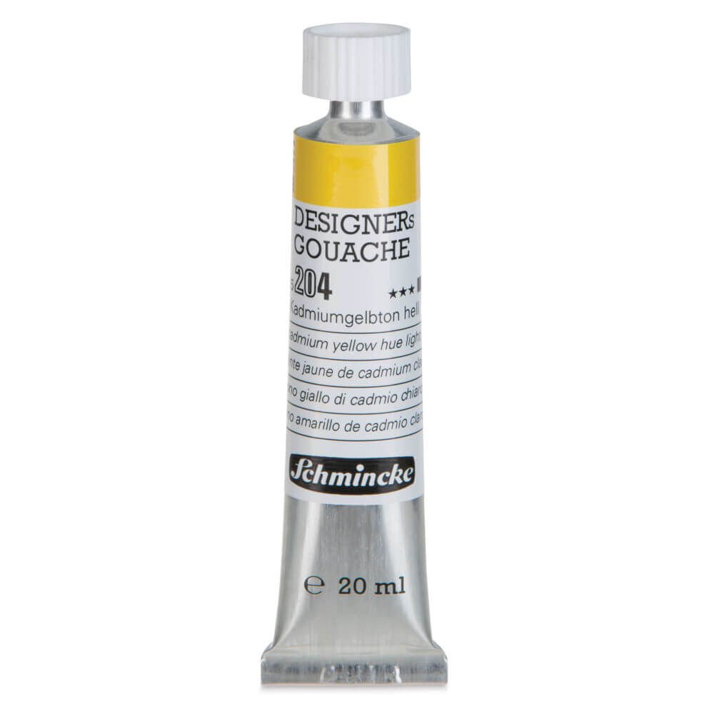 Schmincke HKS Designers Guaj Boya 20 ml Cadmium Yellow Hue Light 204