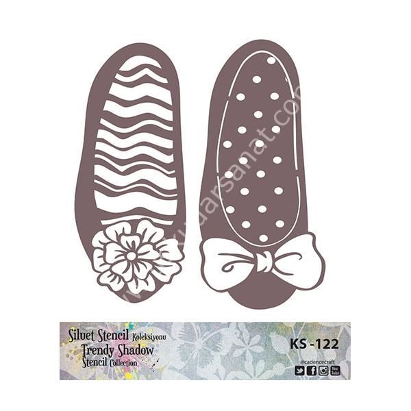 Cadence Siluet Trendy Shadow Stencil KS-122
