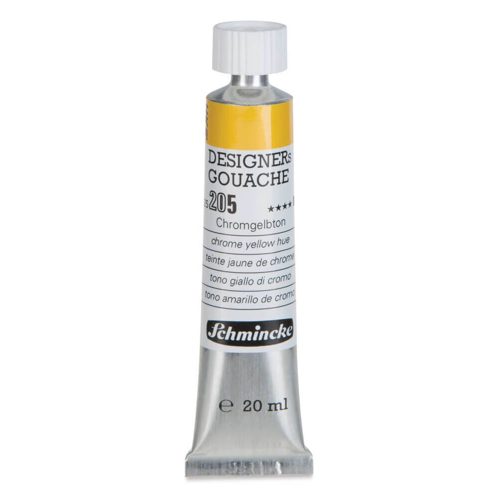 Schmincke HKS Designers Guaj Boya 20 ml Chrome Yellow Hue 205