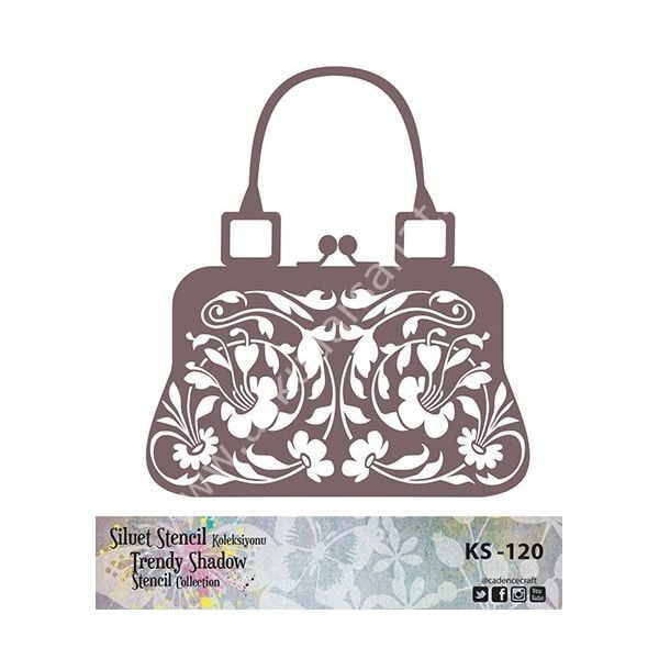 Cadence Siluet Trendy Shadow Stencil KS-120
