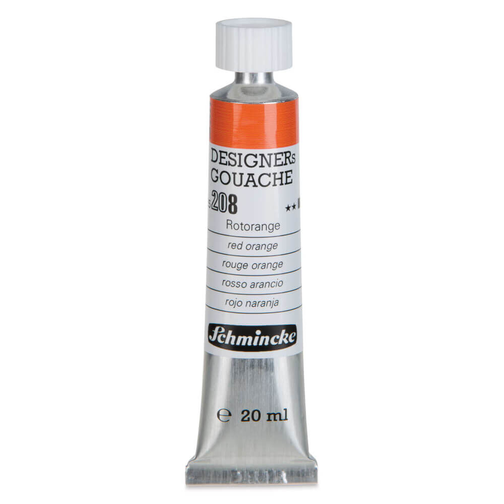 Schmincke HKS Designers Guaj Boya 20 ml Red Orange 208