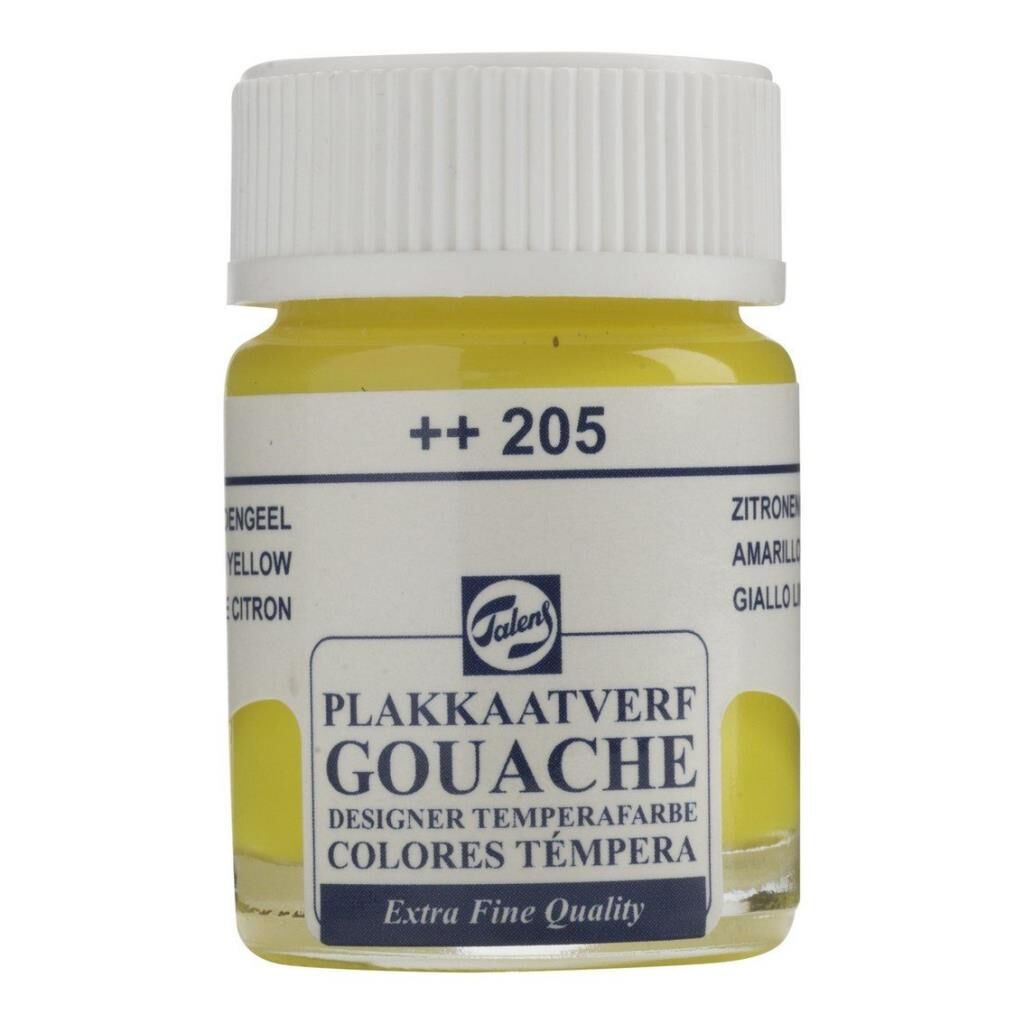 Talens Extra-Fine Designer Guaj Boya 16 ml Lemon Yellow 205