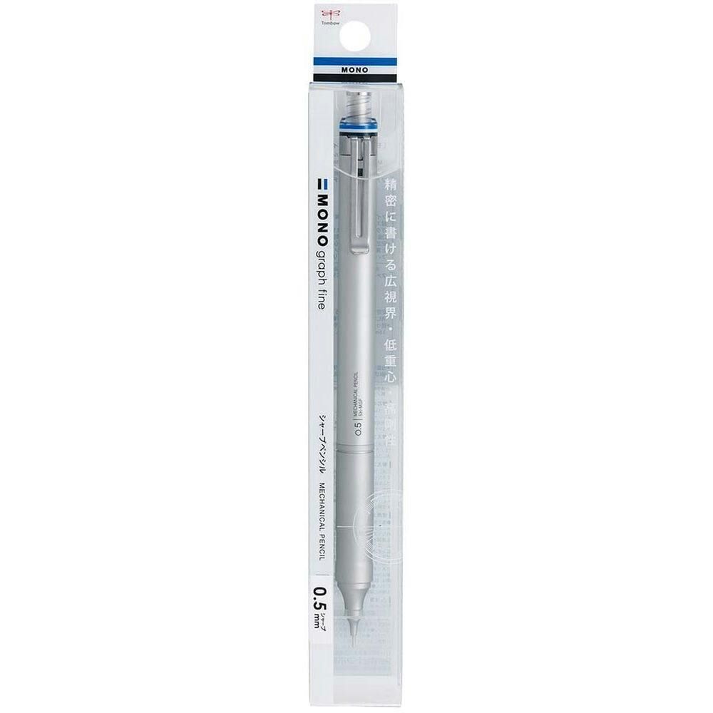 Tombow Graph Fine 0,5 mm Mekanik Kurşun Kalem Gümüş DPA-112A Mekanik Kalem