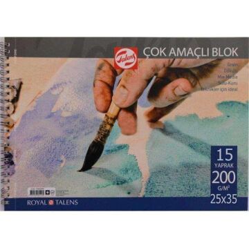 Talens Çizim Bloğu 200gr 15 yaprak 25x35cm