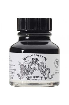 Winsor & Newton Çizim Mürekkebi 30ml Liquid Indian 754