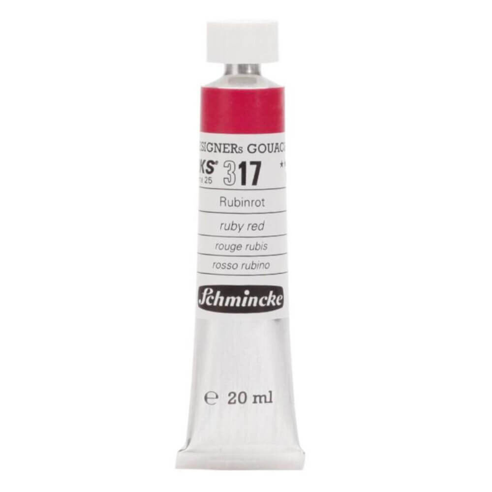 Schmincke HKS Designers Guaj Boya 20 ml Rubby Red 317