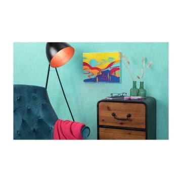 Edding 5000 Kalın Uçlu Akrilik Markör - Pastel-Mavi - 5-10 Mm’Lik Kesik Uç