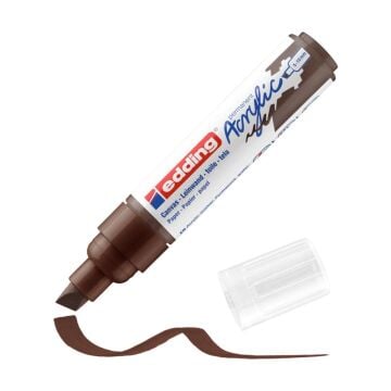 Edding 5000 Kalın Uçlu Akrilik Markör - Çikolata Kahvesi - 5-10 Mm’Lik Kesik Uç