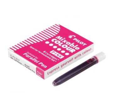 Pilot Parallel Pen  Mürekkep Kartuş - Renk : Pembe 6 ad