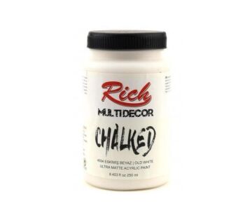 Rich Multi Decor Chalked Akrilik Boya 250ml. 4504 ESKİMİŞ BEYAZ