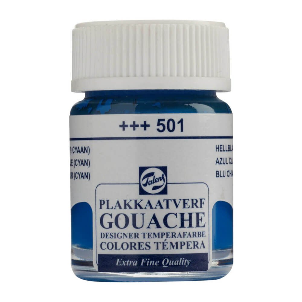 Talens Extra-Fine Designer Guaj Boya 16 ml Light Blue 501