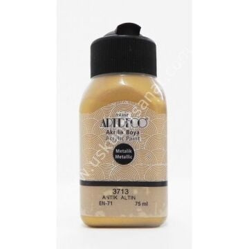Artdeco Metalik Akrilik Boya 75 ml 3713 ANTİK ALTIN