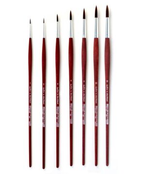 Karin By Da Vinci 8630 Yuvarlak Uçlu Sentetik Fırça No:6