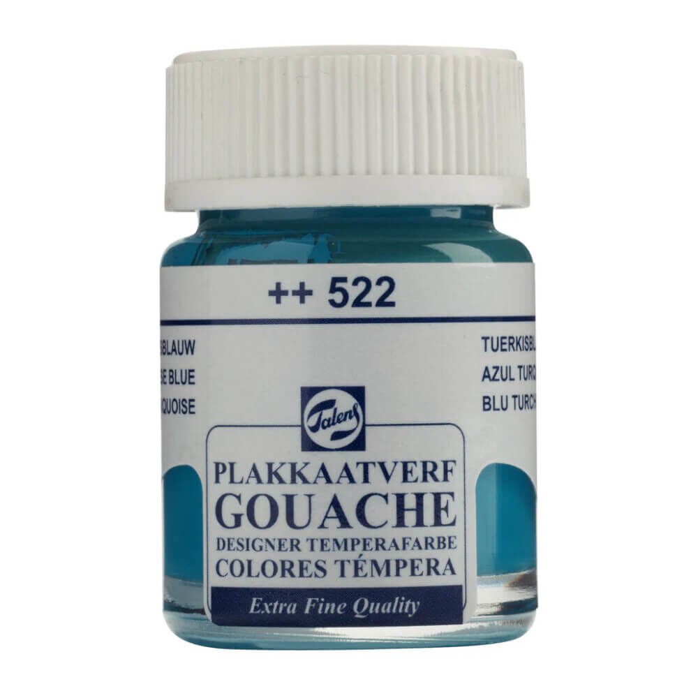 Talens Extra-Fine Designer Guaj Boya 16 ml Turquoise Blue 522