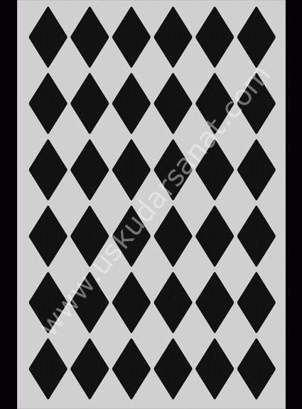 Mood Stencil Şablon 15X17 M003