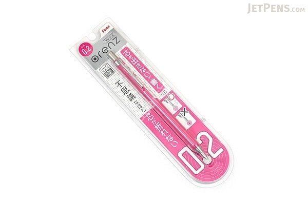 Pentel Orenz ekstra ince 0.2mm mekanik kurşun kalem Pembe