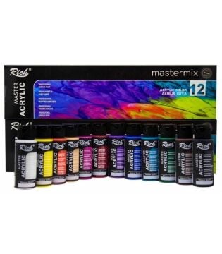 Rich Master Akrilik Boya Seti 60cc 12 Renk