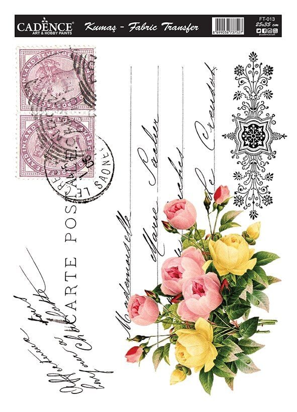 Cadence Kolay - Hazır Kumaş Transfer 25x35 FT-013