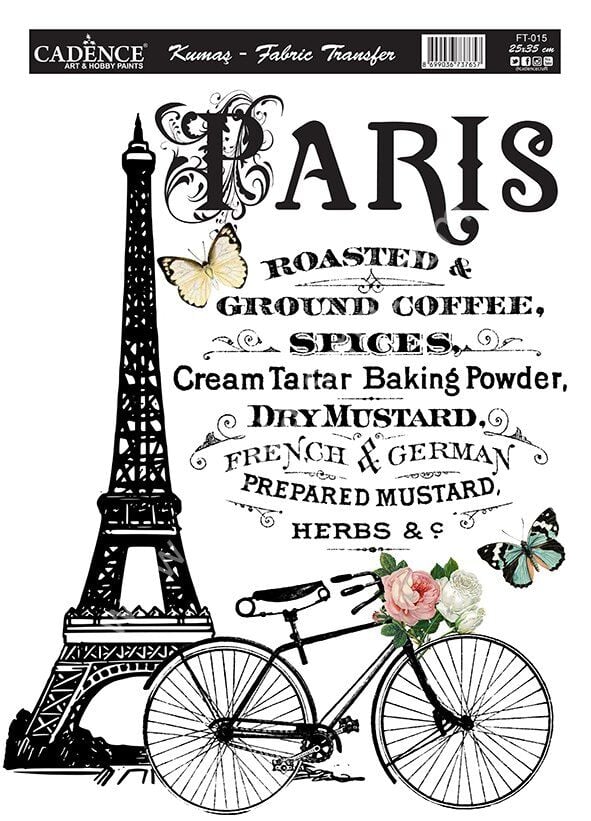 Cadence Kolay - Hazır Kumaş Transfer 25x35 FT-015