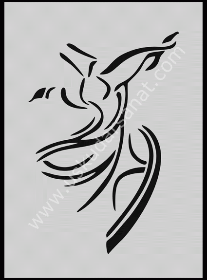 Mood Stencil Şablon 15X17 M009