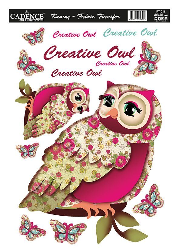 Cadence Kolay - Hazır Kumaş Transfer 25x35 FT-018