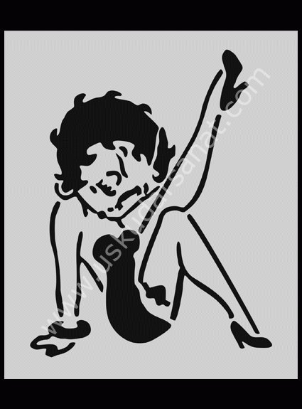 Mood Stencil Şablon 15X17 M012
