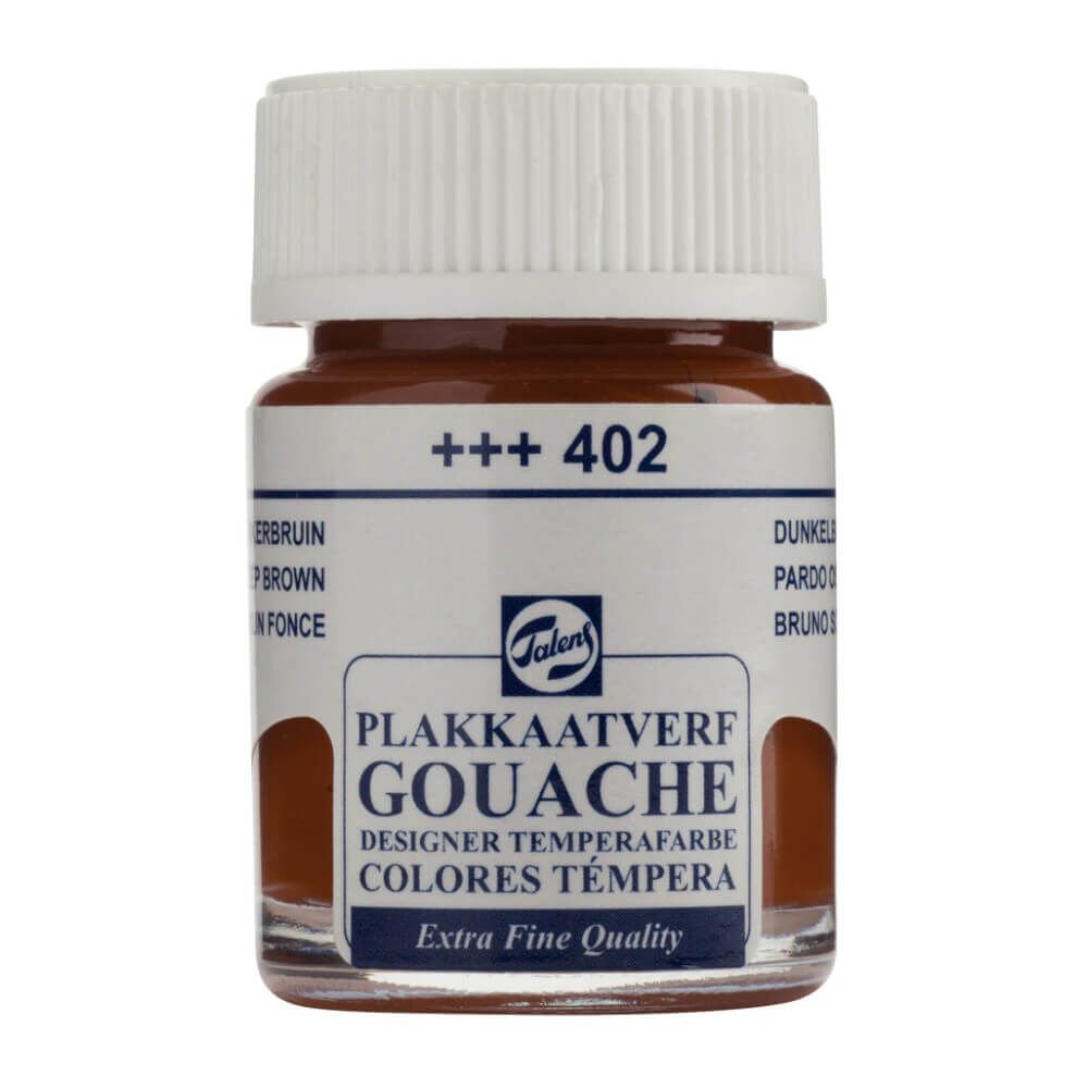 Talens Extra-Fine Designer Guaj Boya 16 ml Deep Brown 402