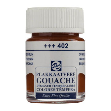 Talens Extra-Fine Designer Guaj Boya 16 ml Deep Brown 402