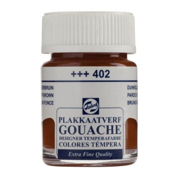 Talens Extra-Fine Designer Guaj Boya 16 ml Deep Brown 402