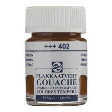 Talens Extra-Fine Designer Guaj Boya 16 ml Deep Brown 402
