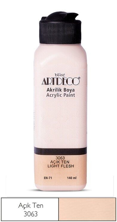 Artdeco Yeni Formül Akrilik Boya 140 ml 3063 Açık Ten Rengi