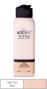 Artdeco Yeni Formül Akrilik Boya 140 ml 3063 Açık Ten Rengi