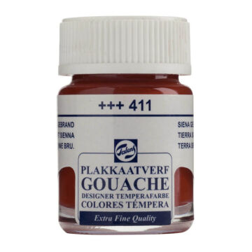 Talens Extra-Fine Designer Guaj Boya 16 ml Burnt Sienna 411